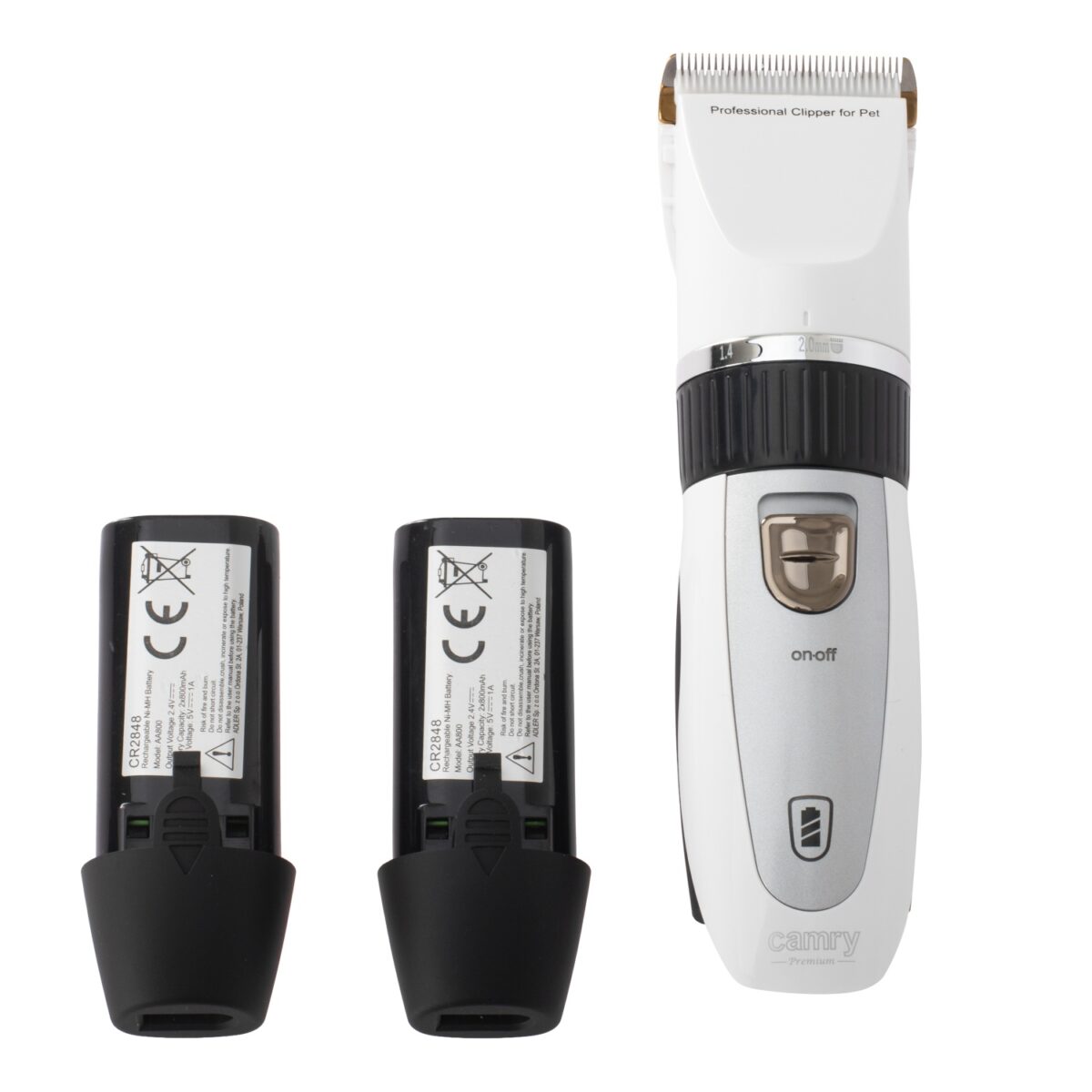 Професійна машинка для стрижки домашніх тварин Camry CR 2848 0.8–14мм