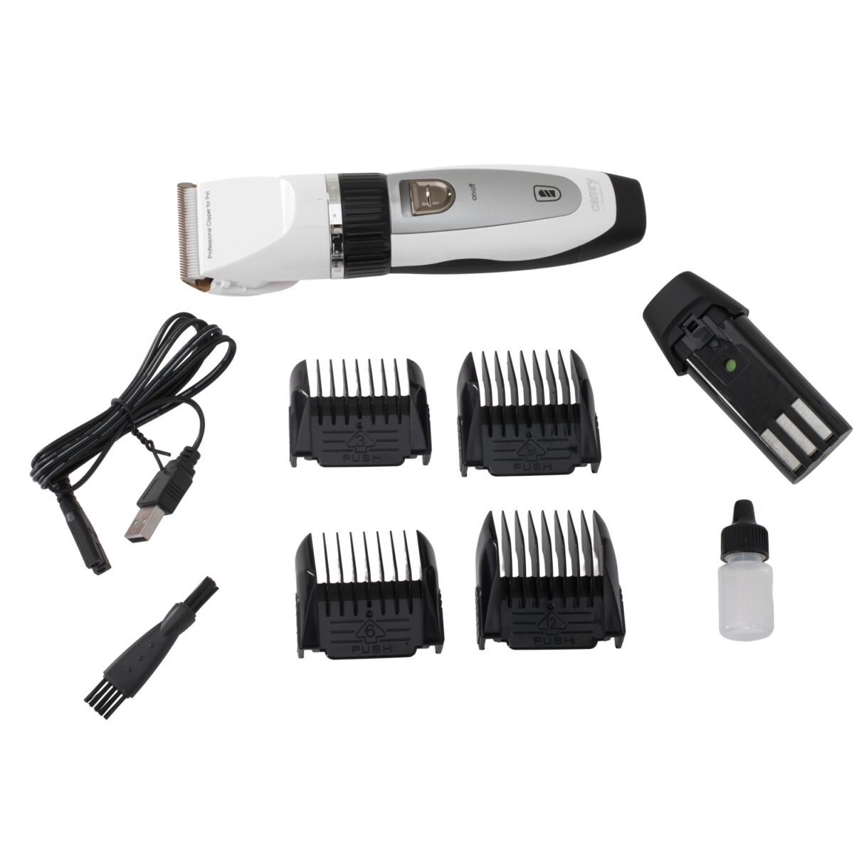 Професійна машинка для стрижки домашніх тварин Camry CR 2848 0.8–14мм