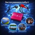 Зарядний пристрій для акумуляторів LiFePO4 24V LogicPower (29.2V)-10A-292W IP67 інфографіка