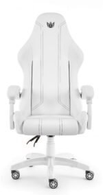 Геймерське крісло Hell's Chair HC-1014 White Black - Зображення 5