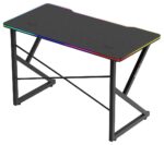 Комп'ютерний геймерський стіл Huzaro Hero 1.7 RGB чорний підсвітка - Зображення 2