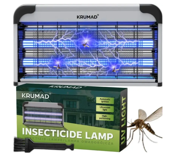 590413457 Лампа для знищення комах KRUMAD KMDW117 УФ 30 Вт. - Зображення 1