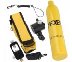 Кисневий балон для підводного плавання DIDEEP 0.5л жовтий - Зображення 3