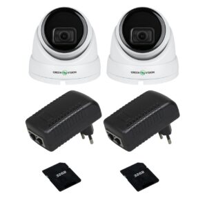 Комплект відеоспостереження з функцією розпізнавання облич Greenvision GV-809