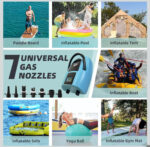 Електричний насос для SUP-дошки ZAFIED LUBAKED 20PSI 12V LCD 3251 - Зображення 3