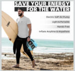 Електричний насос для SUP-дошки ZAFIED LUBAKED 20PSI 12V LCD 3251 - Зображення 6