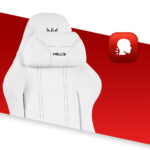 Геймерське крісло Hell's Chair HC-1014 White Black - Зображення 8