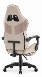Ігрове комп'ютерне геймерське крісло Cabro C501 бежеве тканина - Зображення 4