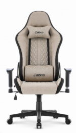 Ігрове геймерське комп'ютерне крісло Cabro C508 Beige тканина - Зображення 2