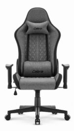 Ігрове крісло Cabro C508 Black Grey тканина - Зображення 2