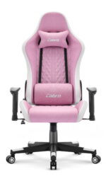 Ігрове крісло Cabro C508 Pink White тканина - Зображення 2