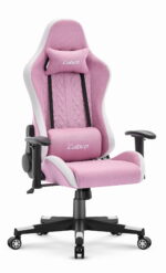 Ігрове крісло Cabro C508 Pink White тканина