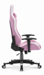Ігрове крісло Cabro C508 Pink White тканина - Зображення 3