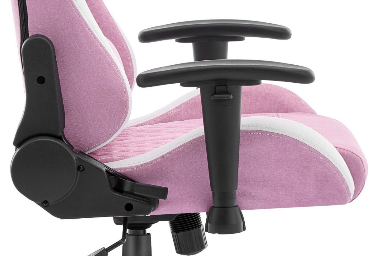 Ігрове крісло Cabro C508 Pink White тканина - Зображення 7