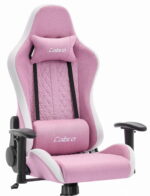 Ігрове крісло Cabro C508 Pink White тканина - Зображення 8