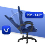 Геймерське комп'ютерне крісло тканинне Hell's Chair HC-1000 Dark Blue - Зображення 7