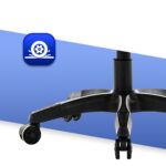 Геймерське комп'ютерне крісло тканинне Hell's Chair HC-1000 Dark Blue - Зображення 8