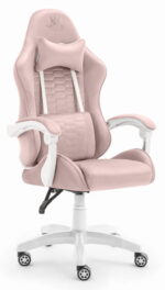 Геймерське крісло тканинне Hell's Chair HC-1000 Pink