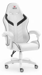 Геймерське комп'ютерне крісло Hell's Chair HC-1007 White Black - Зображення 2