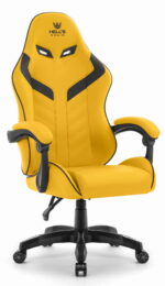 Геймерське комп'ютерне крісло Hell's Chair HC-1007 Yellow Black - Зображення 2