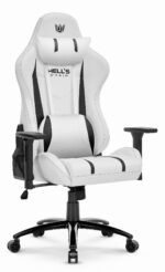 Геймерське комп'ютерне крісло Hell's Chair HC-1013 White Black