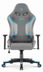 Геймерське комп'ютерне крісло Hell's Chair HC-2002 Grey Blue - Зображення 3