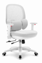 Геймерське комп'ютерне крісло Hell's Chair HC-999 Grey White - Зображення 2