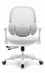 Геймерське комп'ютерне крісло Hell's Chair HC-999 Grey White