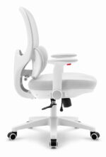 Геймерське комп'ютерне крісло Hell's Chair HC-999 Grey White - Зображення 4