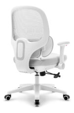 Геймерське комп'ютерне крісло Hell's Chair HC-999 Grey White - Зображення 5