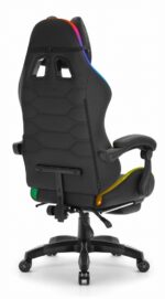 Геймерське комп'ютерне крісло для дітей Hell's Chair HC-1039 2.0 LED RGB Black тканина - Зображення 5