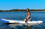 SUP-дошка надувна FunWater SUPFW05B Tiki 3,2 м (синьо-білий) - Зображення 4