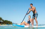 SUP-дошка надувна FunWater SUPFW05B Tiki 3,2 м (синьо-білий) - Зображення 5