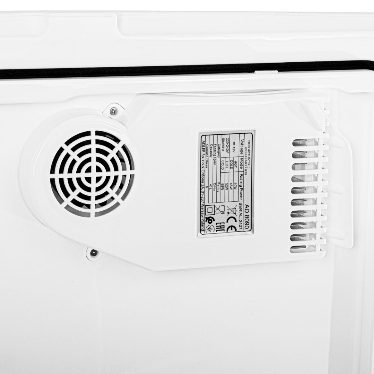 Автохолодильник туристичний дорожній холодильник Adler AD 8090 40 L