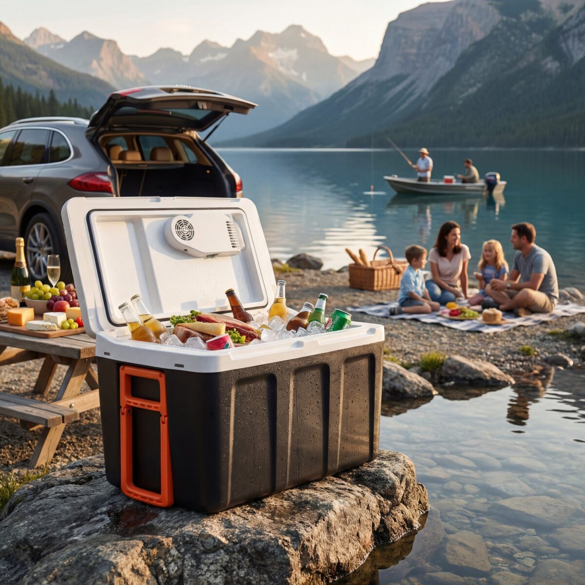 Автохолодильник туристичний дорожній холодильник Adler AD 8090 40 L