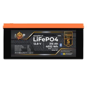Акумулятор LogicPower LP LiFePO4 12.8V 315Ah 4032Wh BMS 200A/100А пластик Smart BT