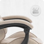 Ігрове геймерське комп'ютерне крісло Cabro C500 Beige тканина - Зображення 9