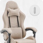 Ігрове геймерське комп'ютерне крісло Cabro C500 Beige тканина - Зображення 10