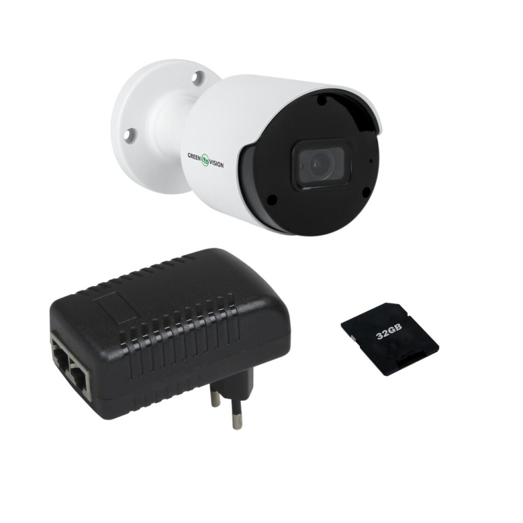 Комплект відеоспостереження GreenVision GV-811 з функцією розпізнавання облич на 1 камеру