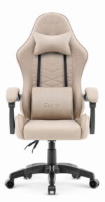 Ігрове геймерське комп'ютерне крісло Cabro C500 Beige тканина - Зображення 3