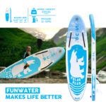 SUP-дошка надувна FunWater SUPFW07A 320 см синього кольору - Зображення 3
