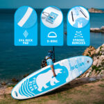 SUP-дошка надувна FunWater SUPFW07A 320 см синього кольору - Зображення 5