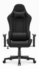 Ігрове комп'ютерне крісло Cabro C508 Black тканина - Зображення 2