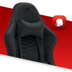 Геймерське крісло тканинне Hell's Chair HC-1000 Black - Зображення 4