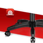 Геймерське крісло тканинне Hell's Chair HC-1000 Black - Зображення 6