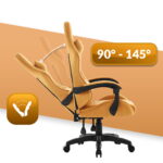 Геймерське крісло тканинне Hell's Chair HC-1000 Mustard - Зображення 7