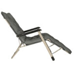 Розкладний шезлонг LUARO KX3149 GRAY з подушкою - Зображення 4