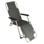 Розкладний шезлонг LUARO KX3149 GRAY з подушкою - Зображення 5