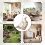 Гамак-бразильське крісло Ikonka KX3287 з підставкою для ніг 130 см бежеве - Зображення 10