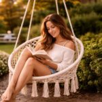 Крісло-гойдалка LUARO KX7629 80см 150кг - Зображення 3